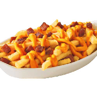 Fritas com Cheddar e Bacon