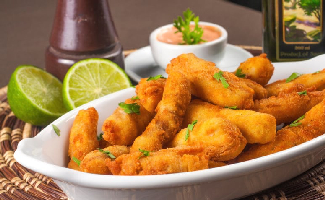 Isca de Peixe com Mandioca