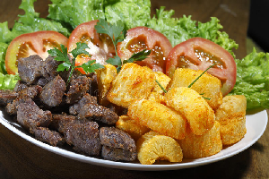 Carne de Sol c/ Mandioca