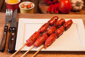 Espeto de Linguiça Churrasco
