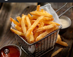 Batata frita com Tempero Indiano