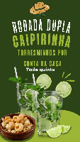Rodada dupla de caipirinha