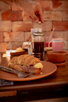 Croissant Recheado - Peito de Peru e Mussarela