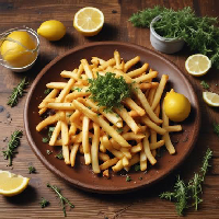 Batatas fritas da casa