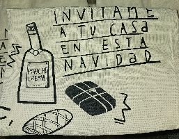 Ecobag Desenhos diversos:  Natal, Venezuelan food e músicas típicas!