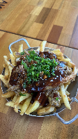 Batata Frita c/ Carne Desfiada (Pulled Pork)