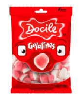 Bala Docile Gelatines Beijo 70g