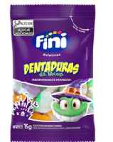 Bala Fini Dentadura Mini Bruxa
