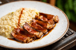 Risotto de Alho Poró