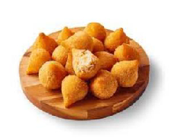 Coxinha de frango c/ requeijão 10un