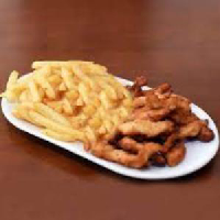 Frango com fritas