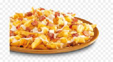 Acréscimo de queijo e bacon