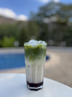 Matcha Latte Mirtilo 🌱