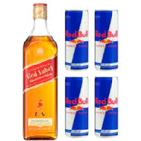 Combo Whisky J. W. Red Label