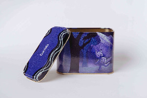 Lata personalizada de halloween com adesivos surpresas