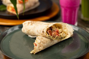 Wrap Frango com Bacon