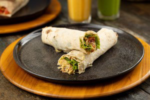 Wrap salada de frango