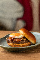 Fiery burger