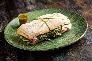 Sanduiche de Carpaccio