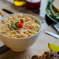 PORÇÃO CUSCUZ MARROQUINO 🌱