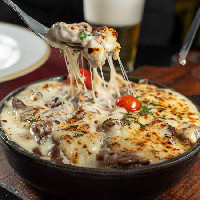 Frango na Fonduta de Queijo