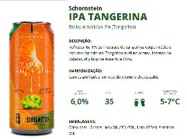 SCHORNSTEIN IPA TANGERINA 473ML
