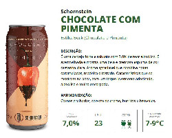 SCHORNSTEIN CHOCOLATE COM PIMENTA 473ML