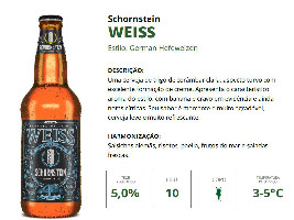 CERVEJA SCHORNSTEIN WEISS 500ML