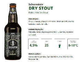 CERVEJA SCHORNSTEIN DRY STOUT 500ML