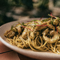 Spaghetti ao pesto