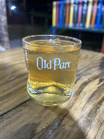 Old Par com água de côco