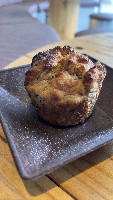 Muffin de banana proteico