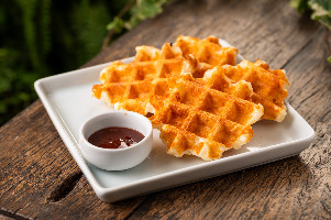 Waffle de Pão Queijo
