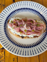 Toast de Gorgonzola com Parma e Mel