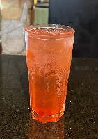 Soda Italiana cranberry com limão