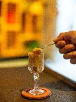 Taça de doce de leite