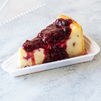 Cheesecake de Rosas Fatia