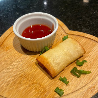 Harumaki de Camarão com catupiry