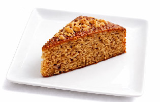 Bolo de Mel com Nozes