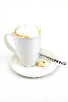 Café Descafeinado com Leite Duplo