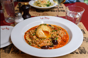 Arroz Caldoso de Bacalhau