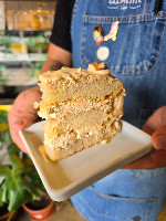 [NOVIDADE] Bolo de Doce de leite com nozes