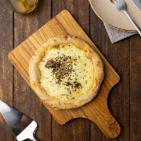 Pizza de Longa Fermentação - Mussarela