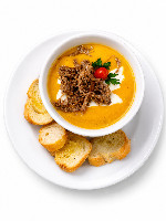 Caldo de moranga - Pumpkin broth