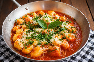 Gnocchi Recheado com Bacon