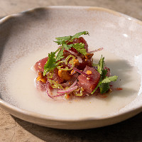 Ceviche de Atum com Graviola