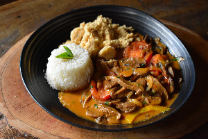 Moqueca de cogumelos