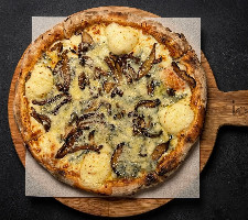 Pizza 4 Formaggi e Shitake
