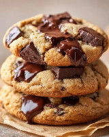 Cookie tradicional com gotas de chocolate