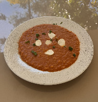 Risoto pomodoro e bocconcini